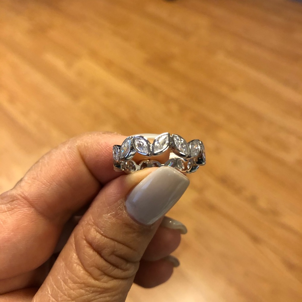 925 Silver & Diamond ring - Picture 2 of 6